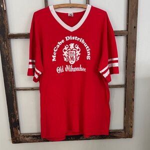 Vintage Old Milwaukee men’s ringer tee